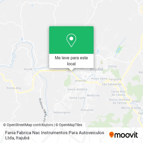 Fania Fabrica Nac Instrumentos Para Autoveiculos Ltda mapa