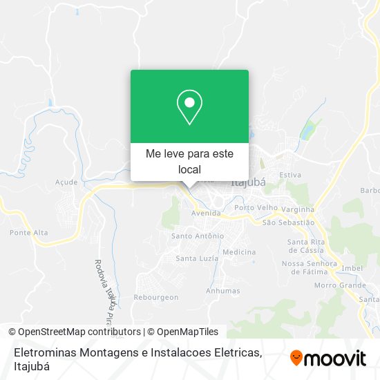 Eletrominas Montagens e Instalacoes Eletricas mapa