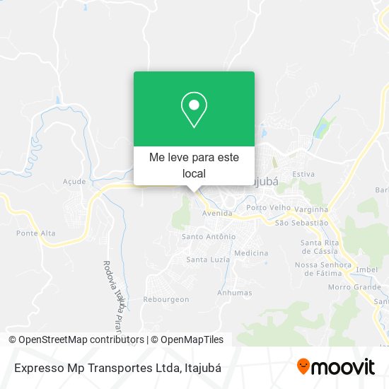 Expresso Mp Transportes Ltda mapa