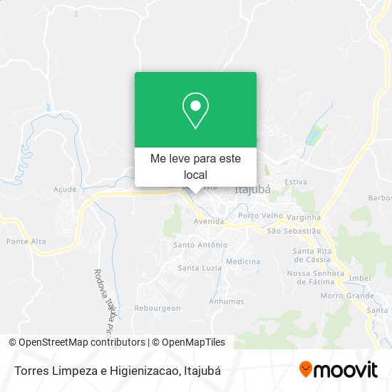 Torres Limpeza e Higienizacao mapa