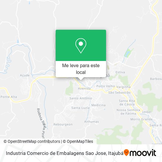 Industria Comercio de Embalagens Sao Jose mapa