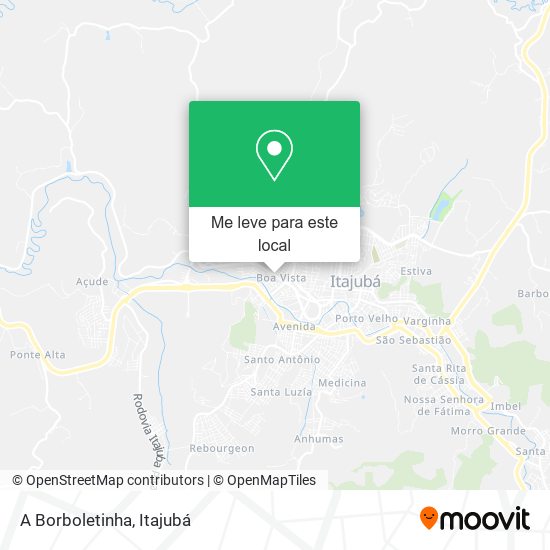 A Borboletinha mapa