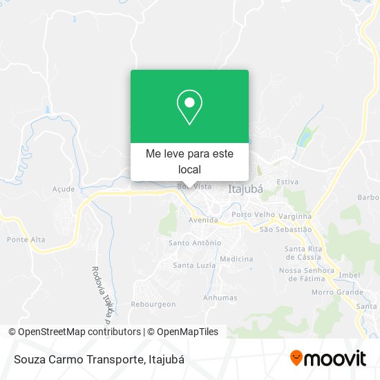 Souza Carmo Transporte mapa