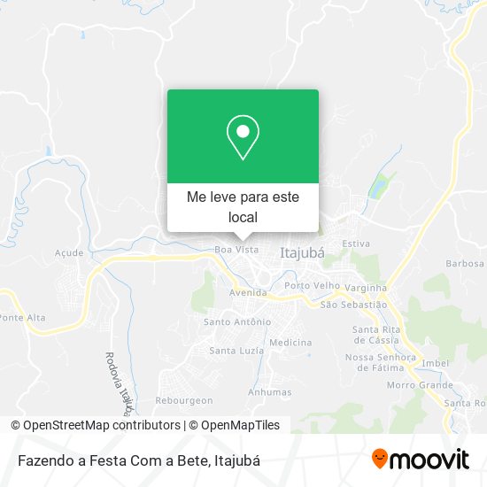 Fazendo a Festa Com a Bete mapa