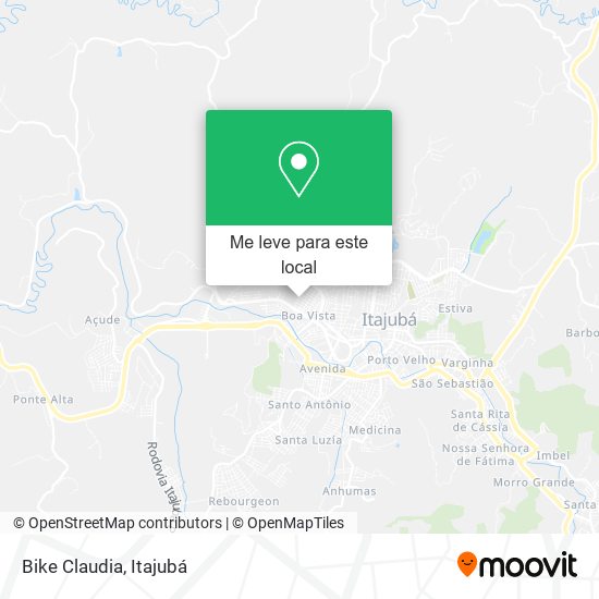 Bike Claudia mapa