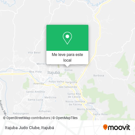 Itajuba Judo Clube mapa