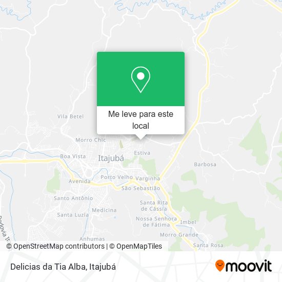 Delicias da Tia Alba mapa