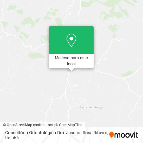 Consultório Odontológico Dra. Jussara Rosa Ribeiro mapa