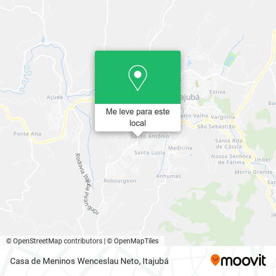 Casa de Meninos Wenceslau Neto mapa