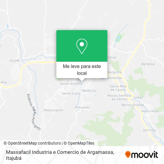 Massafacil Industria e Comercio de Argamassa mapa