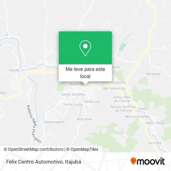 Félix Centro Automotivo mapa