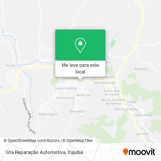 Gta Reparação Automotiva mapa