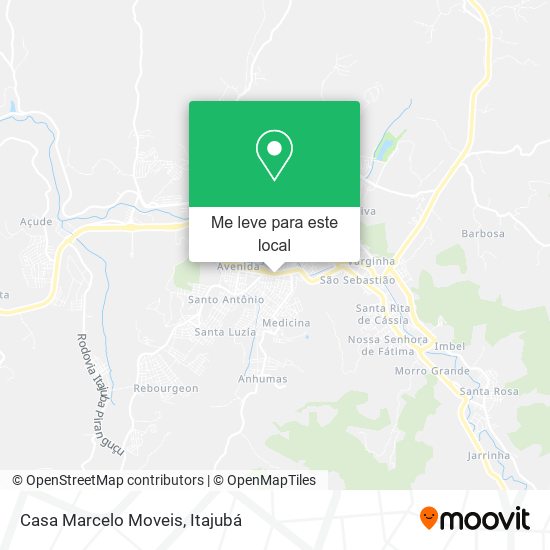 Casa Marcelo Moveis mapa