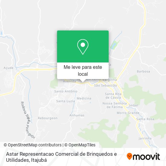 Astar Representacao Comercial de Brinquedos e Utilidades mapa