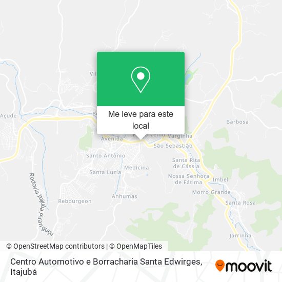 Centro Automotivo e Borracharia Santa Edwirges mapa