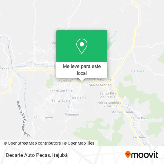 Decarle Auto Pecas mapa