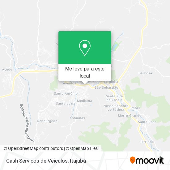 Cash Servicos de Veiculos mapa