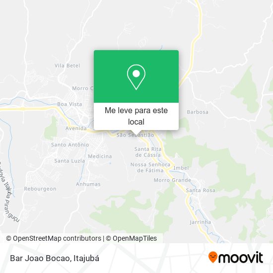 Bar Joao Bocao mapa