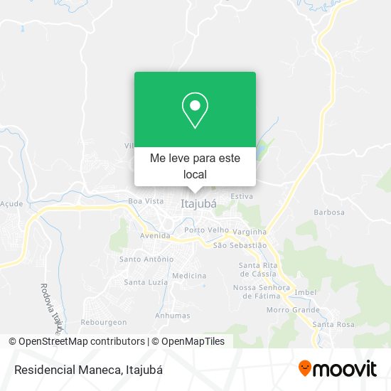 Residencial Maneca mapa
