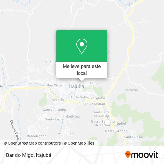 Bar do Migo mapa