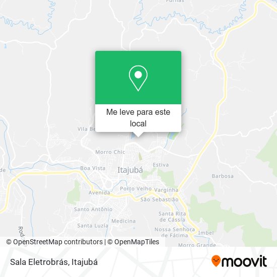 Sala Eletrobrás mapa