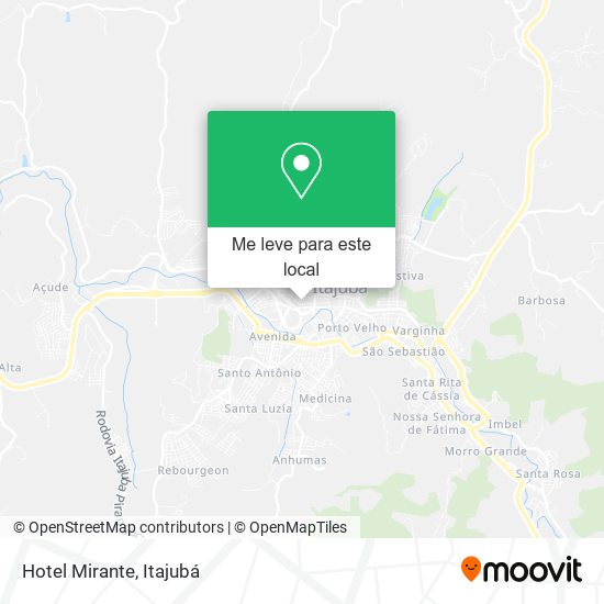 Hotel Mirante mapa