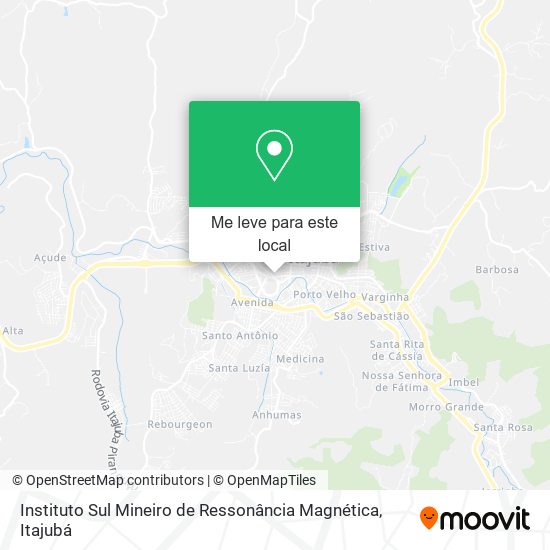 Instituto Sul Mineiro de Ressonância Magnética mapa