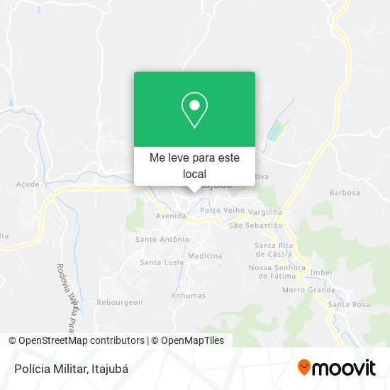 Polícia Militar mapa