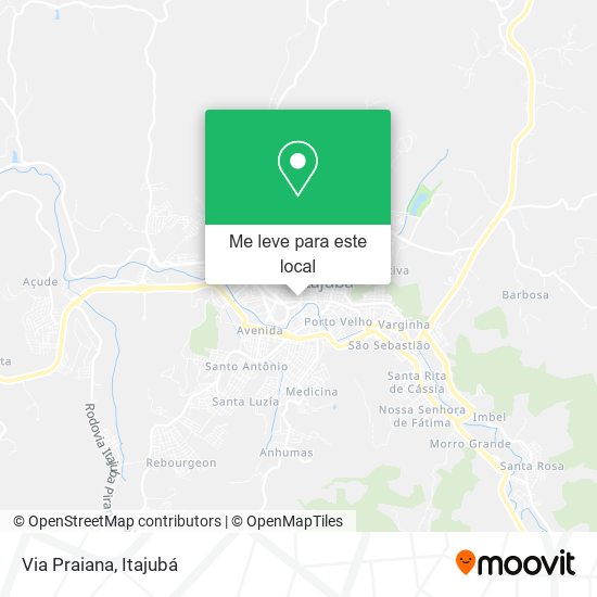 Via Praiana mapa