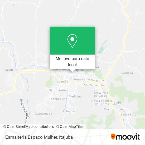 Esmalteria Espaço Mulher mapa