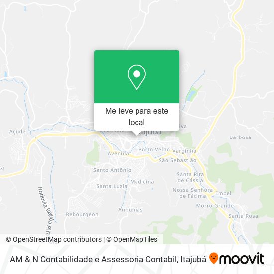 AM & N Contabilidade e Assessoria Contabil mapa