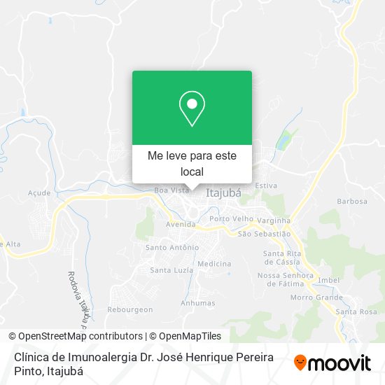 Clínica de Imunoalergia Dr. José Henrique Pereira Pinto mapa