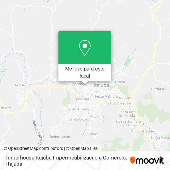 Imperhouse Itajuba Impermeabilizacao e Comercio mapa