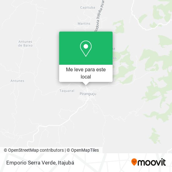 Emporio Serra Verde mapa