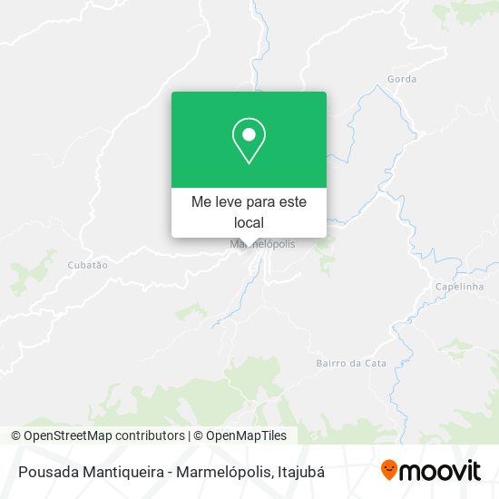 Pousada Mantiqueira - Marmelópolis mapa