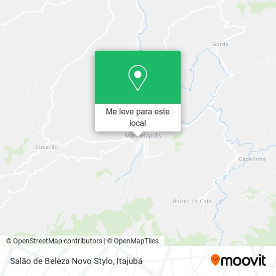 Salão de Beleza Novo Stylo mapa