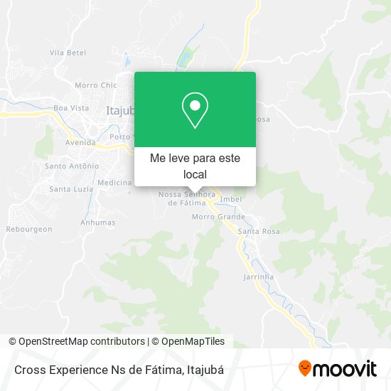 Cross Experience Ns de Fátima mapa