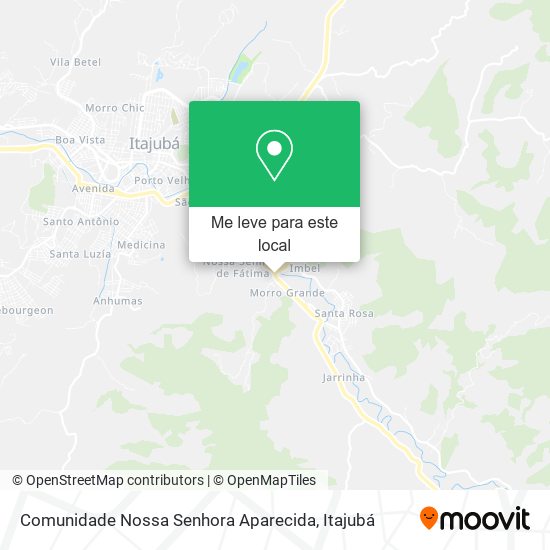 Comunidade Nossa Senhora Aparecida mapa