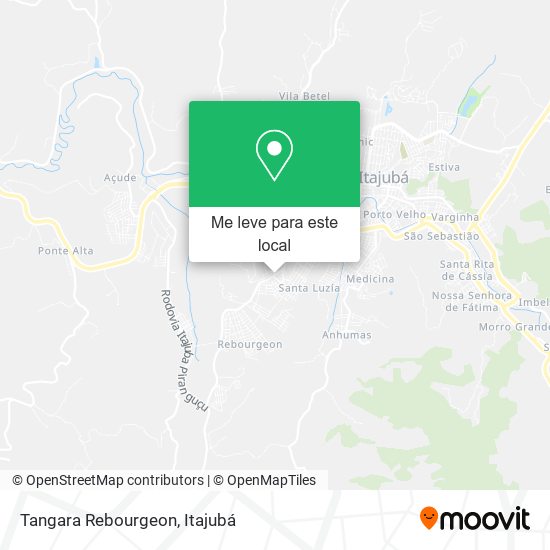 Tangara Rebourgeon mapa
