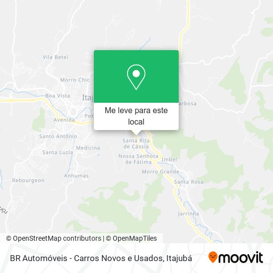 BR Automóveis - Carros Novos e Usados mapa