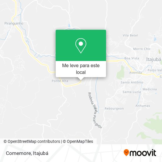 Comemore mapa