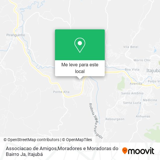 Associacao de Amigos,Moradores e Moradoras do Bairro Ja mapa