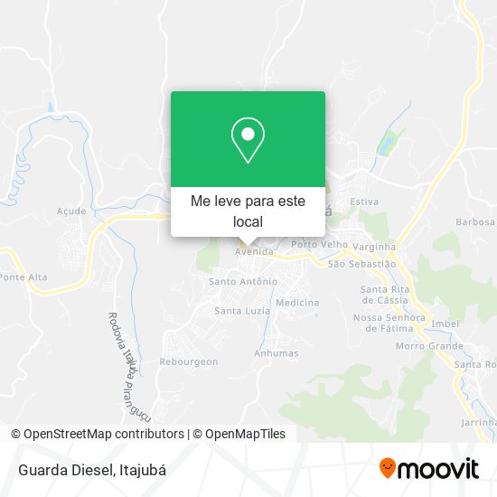 Guarda Diesel mapa