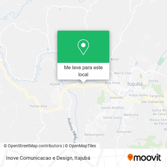 Inove Comunicacao e Design mapa