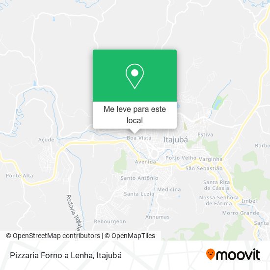 Pizzaria Forno a Lenha mapa