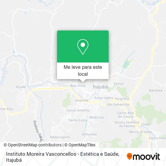 Instituto Moreira Vasconcellos - Estética e Saúde mapa