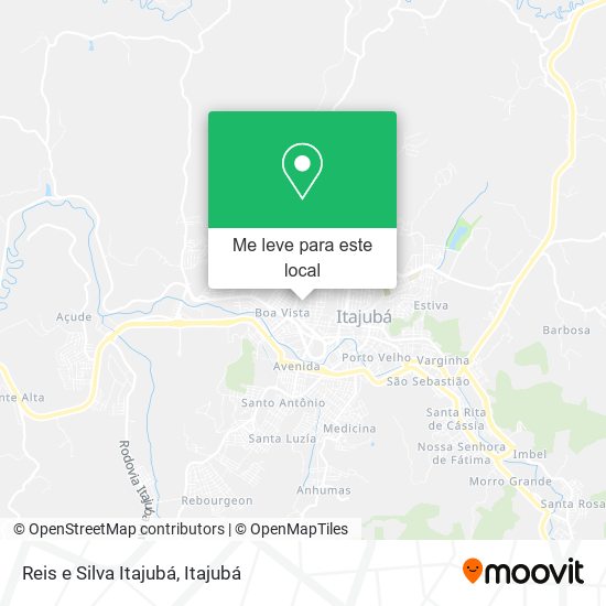 Reis e Silva Itajubá mapa