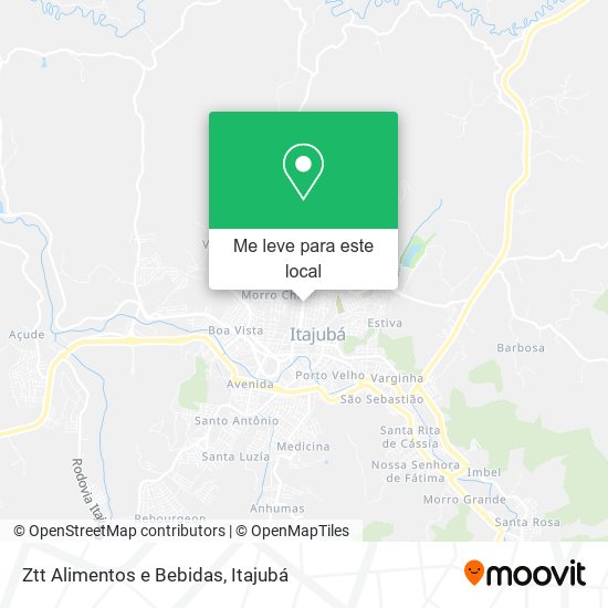 Ztt Alimentos e Bebidas mapa
