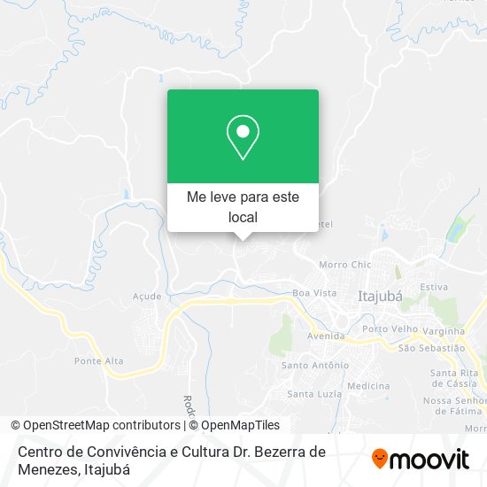 Centro de Convivência e Cultura Dr. Bezerra de Menezes mapa