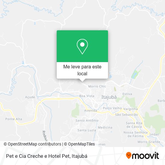 Pet e Cia Creche e Hotel Pet mapa